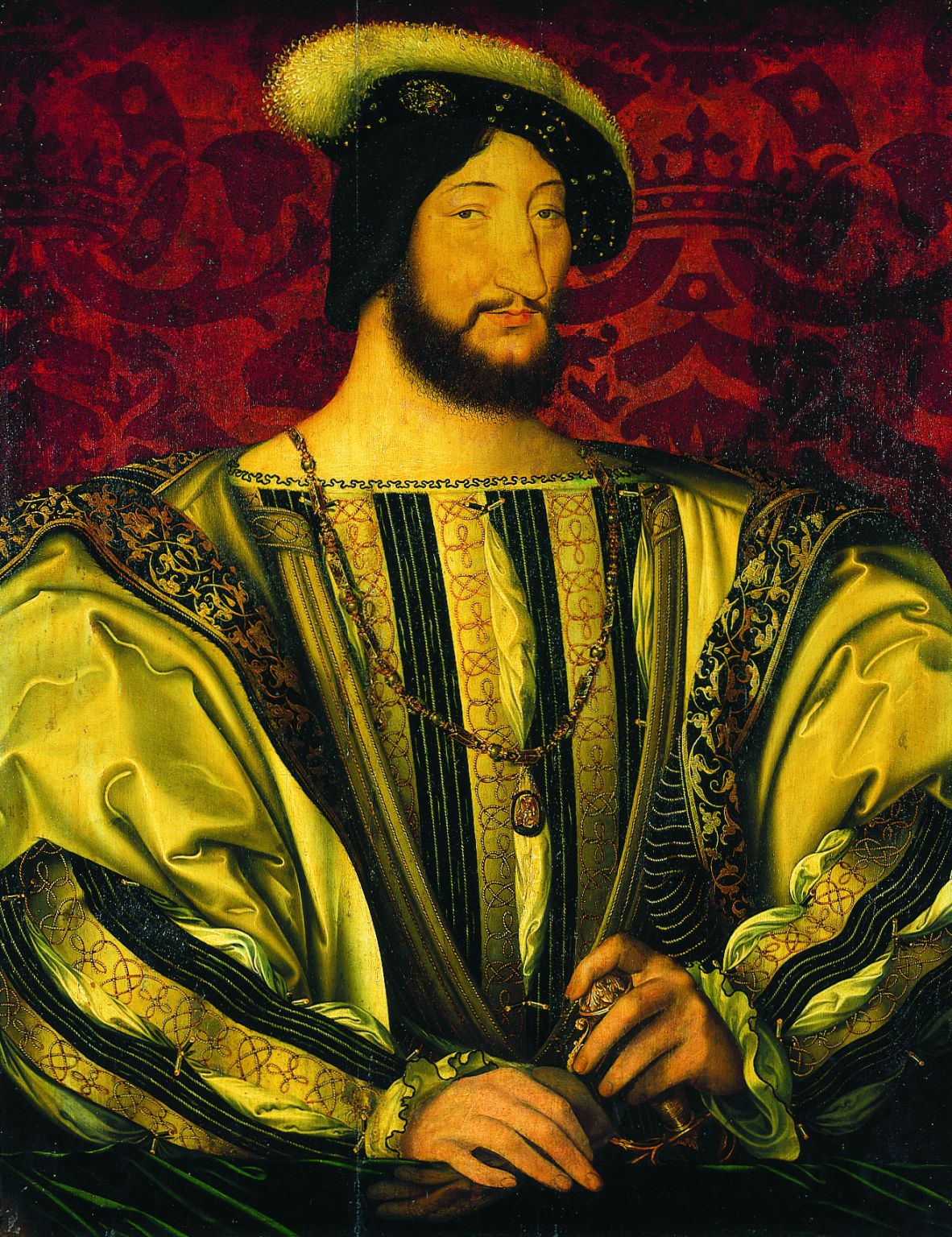 François Ier (1494-1547), roi de France, tableau de Jean Clouet vers 1535