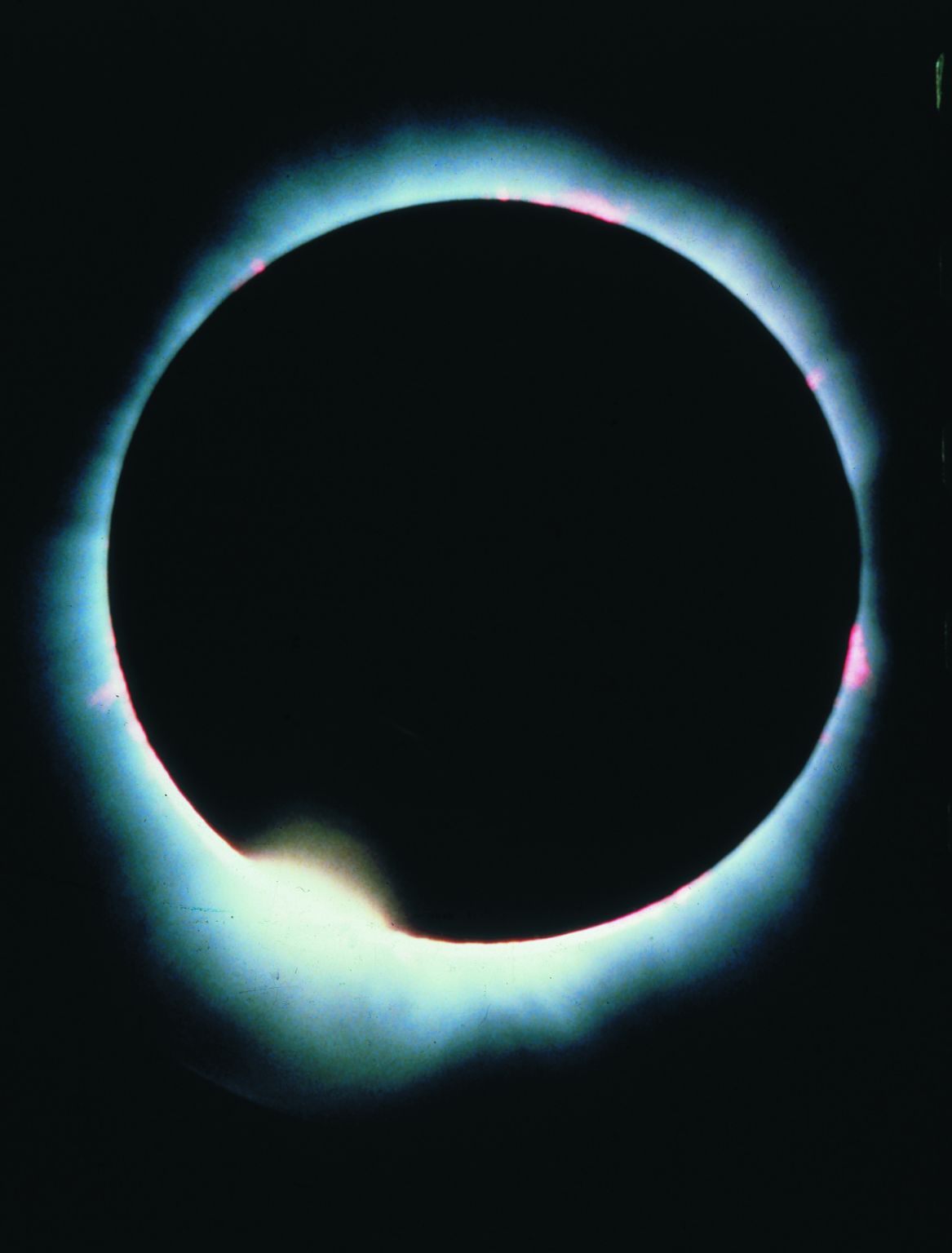une éclipse totale de Soleil