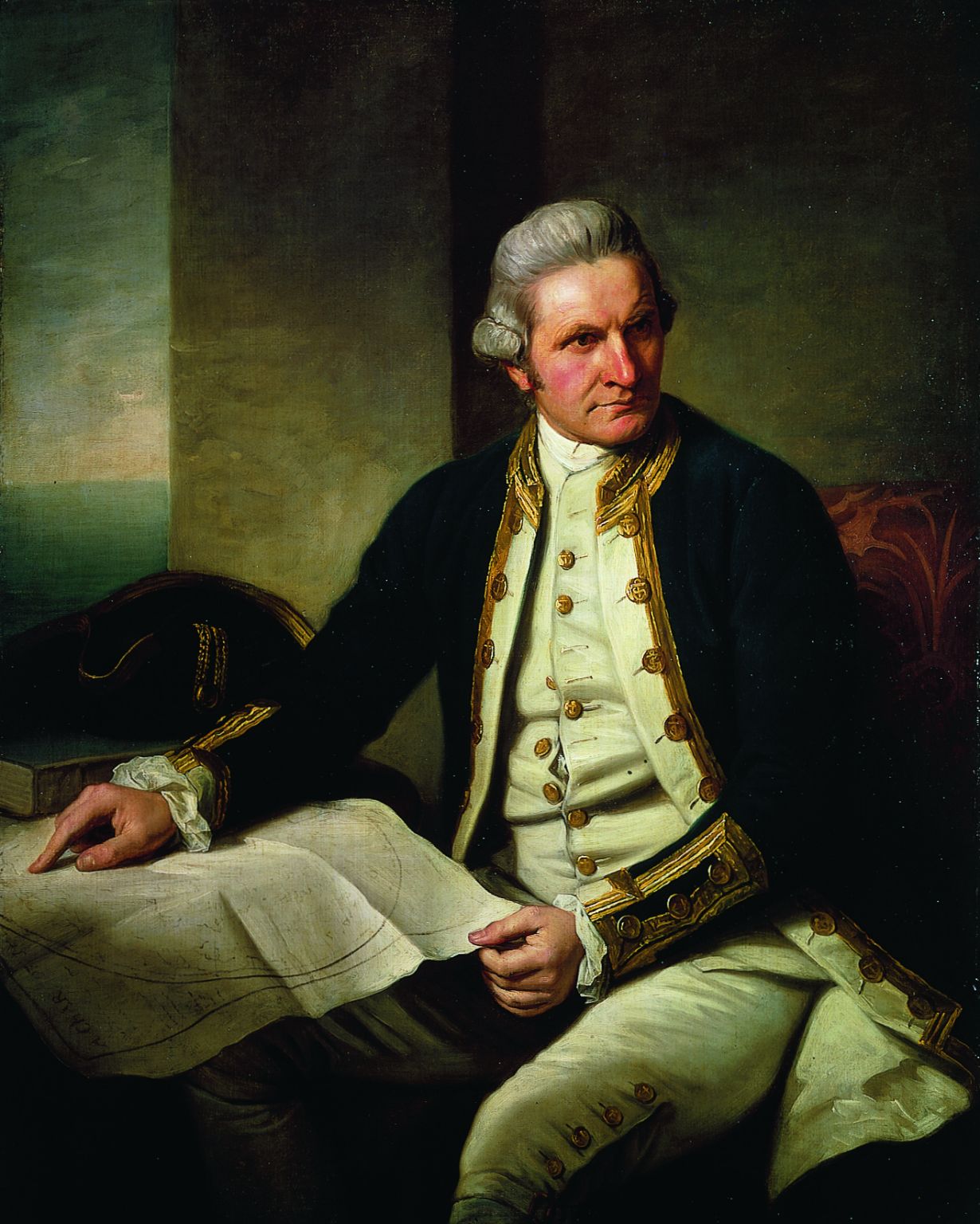 Portrait du capitaine Cook par Nathaniel Dance Holland