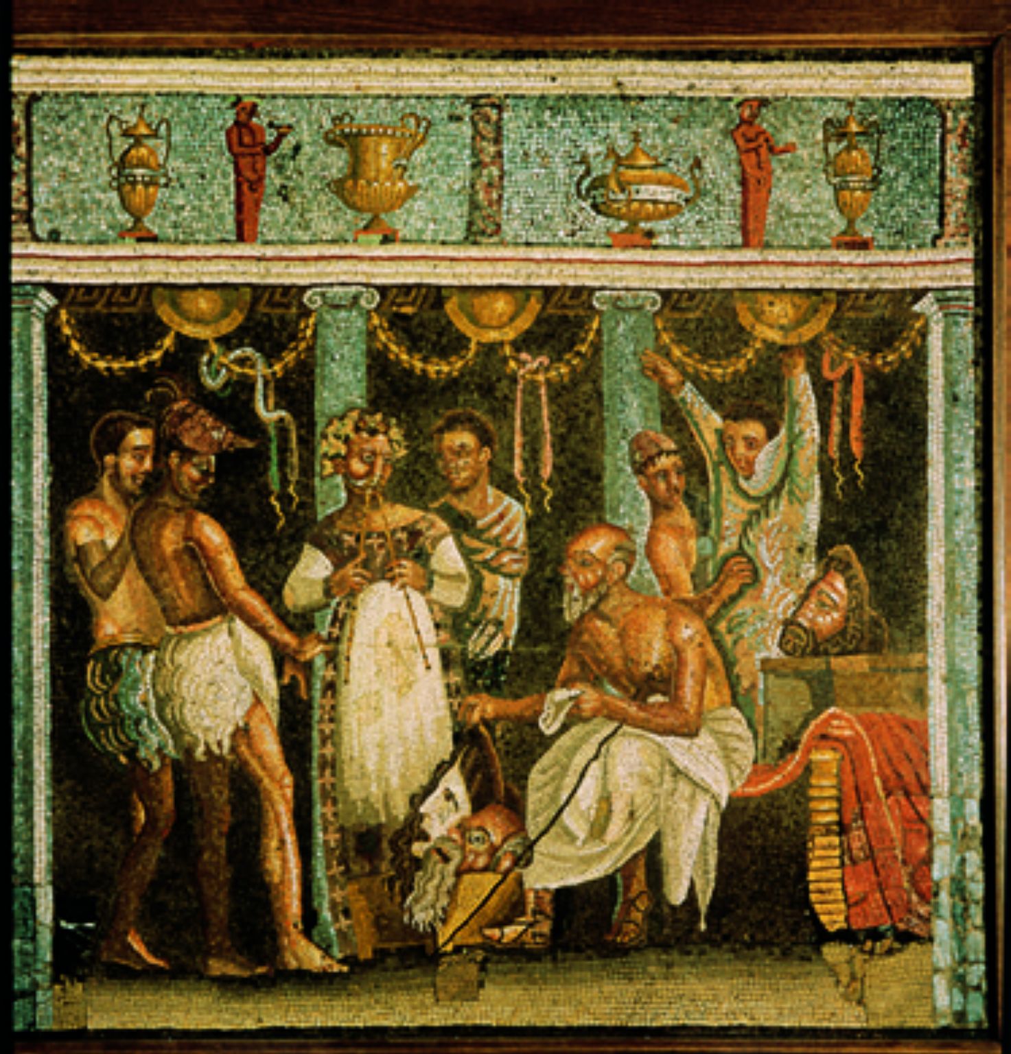 mosaïque de Pompéi