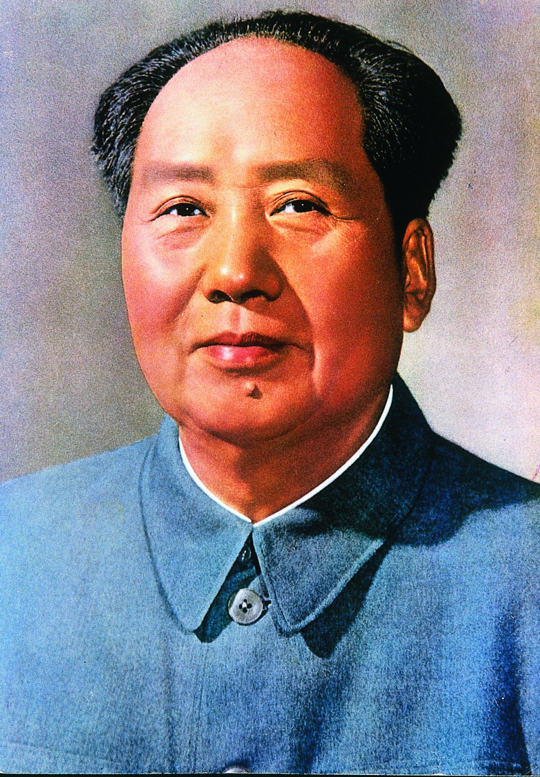 portrait de Mao Zedong, homme politique chinois (1893-1976)