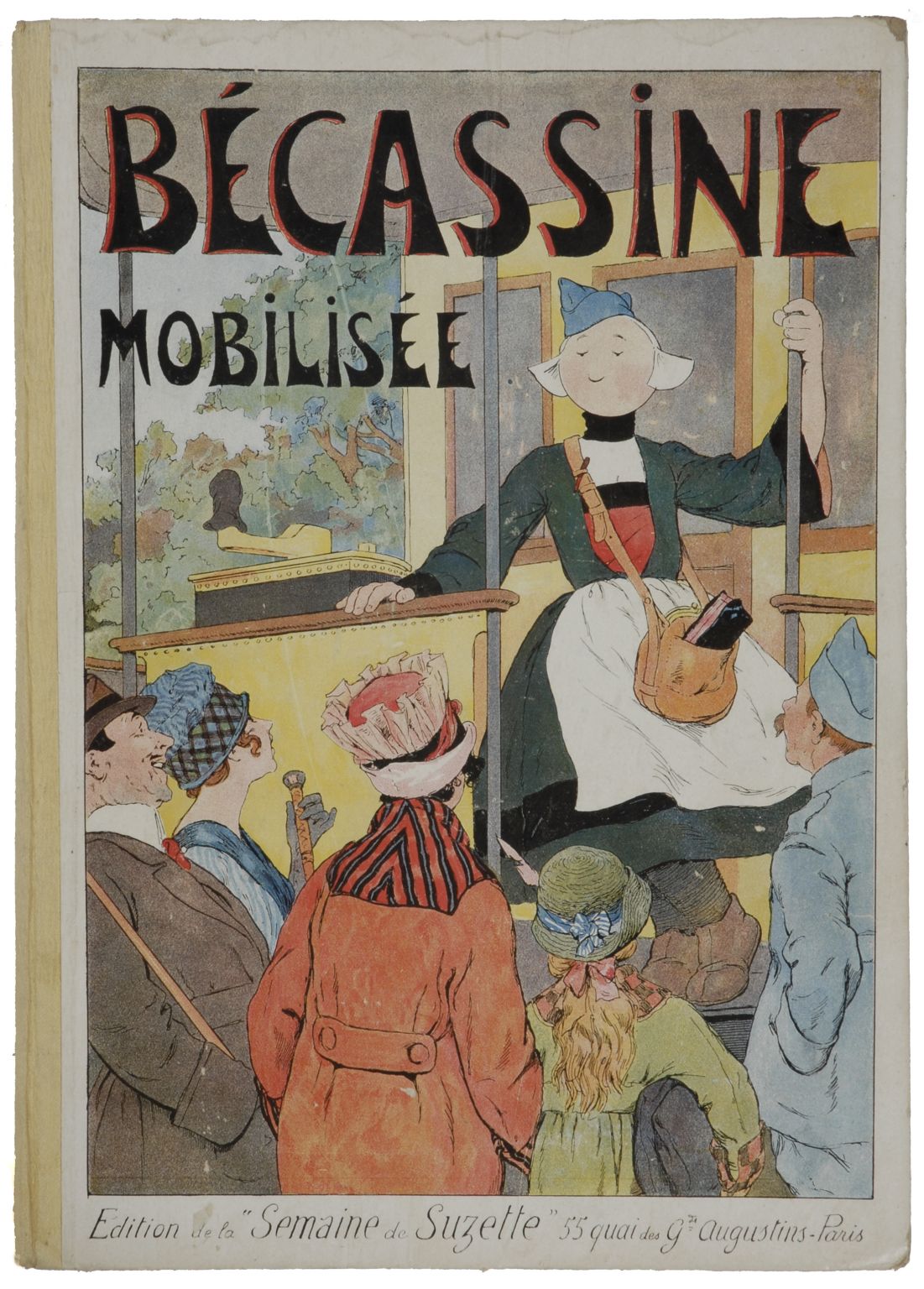 Bécassine mobilisée, un épisode patriote de 1918 d’une des premières bandes dessinées