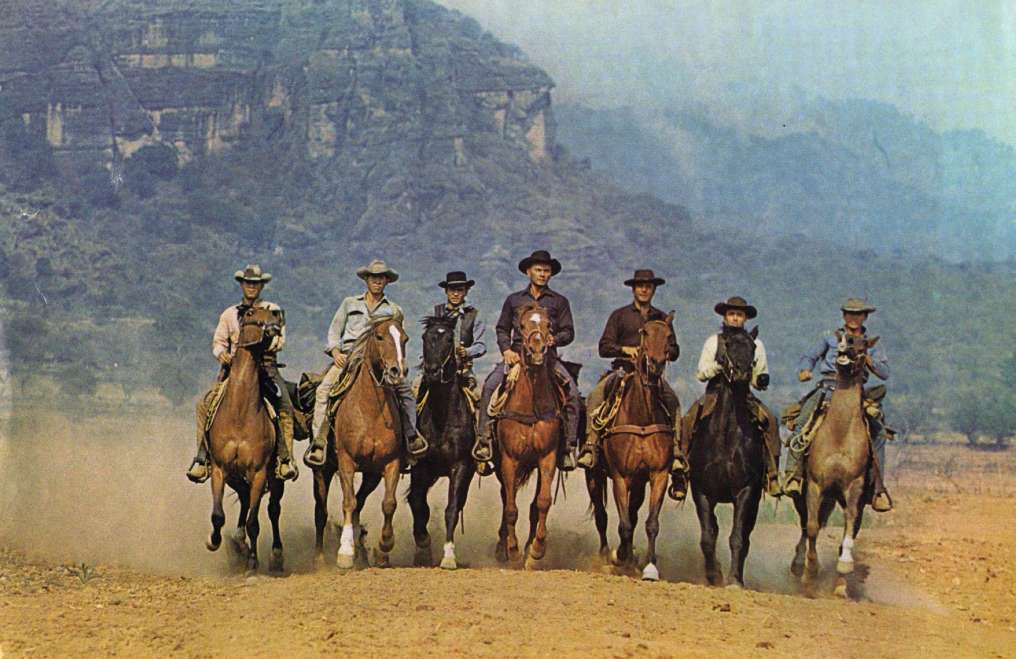 une scène de western (les Sept Mercenaires de John Sturges, 1960)