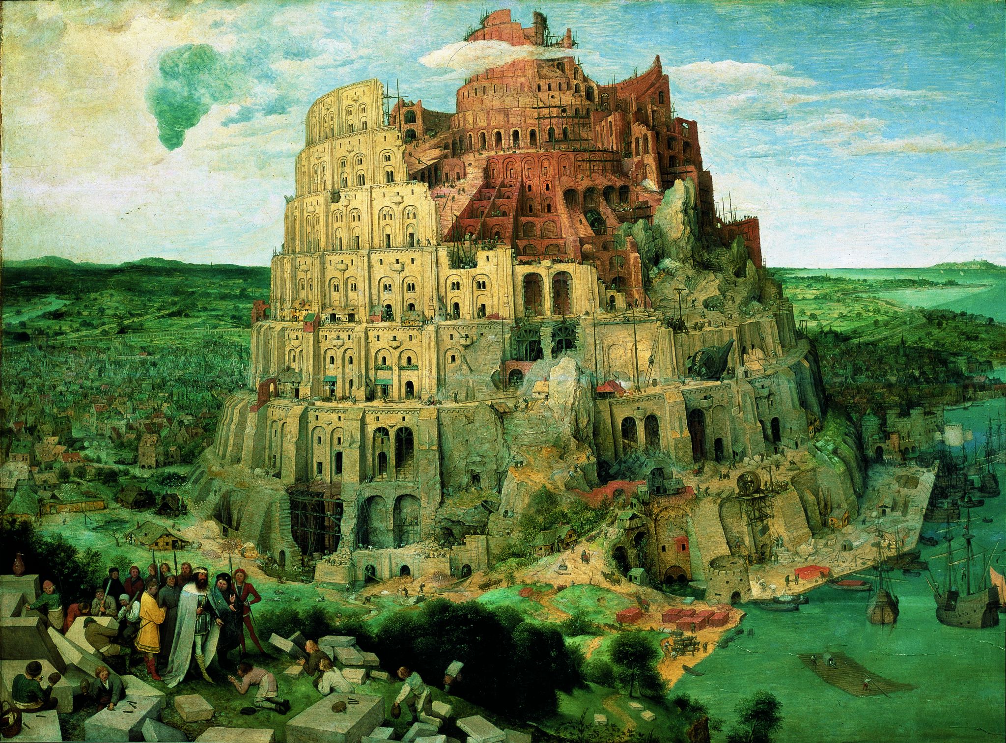 la Tour de Babel, tableau de Pieter Bruegel l’Ancien (1563)