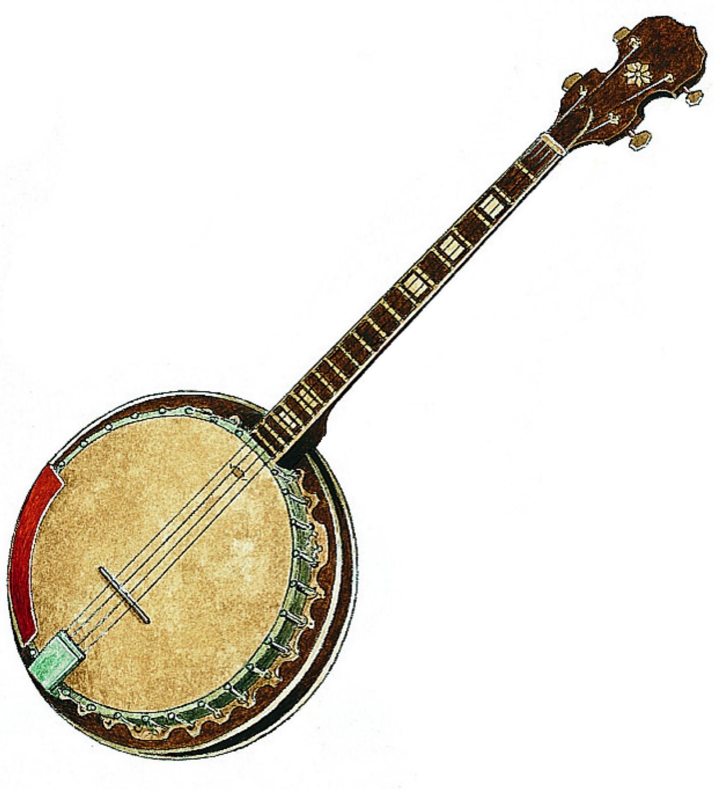 un banjo