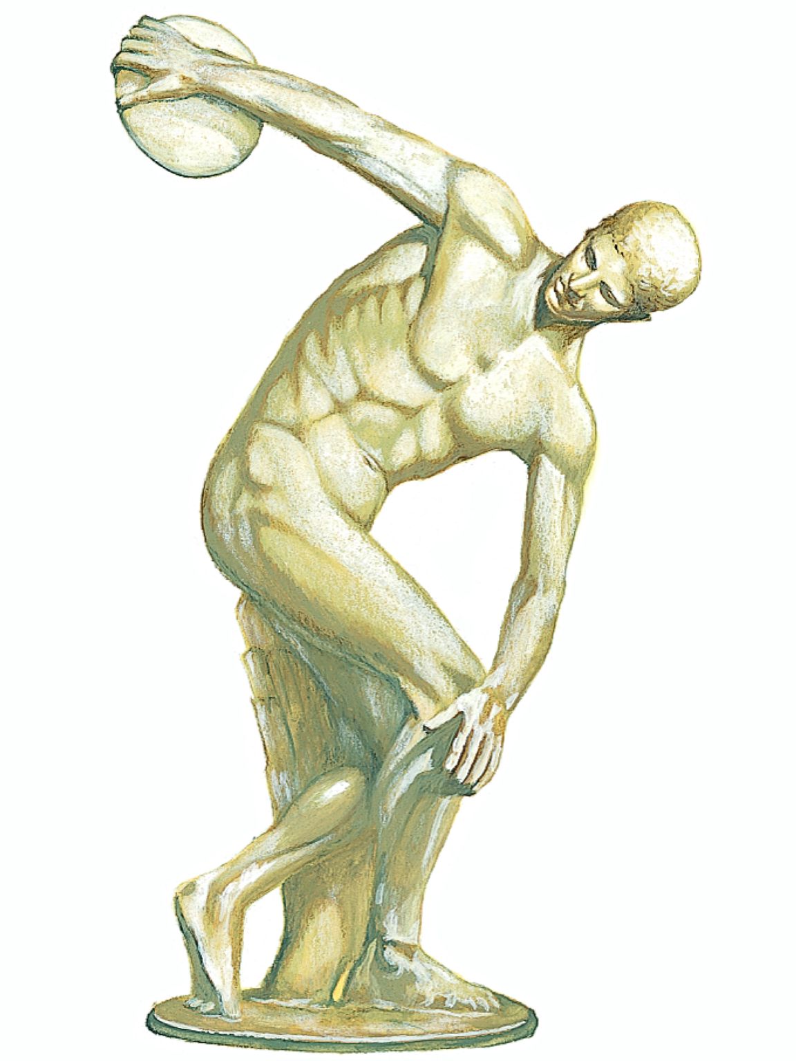 le Discobole, l’une des plus célèbres statues de l’Antiquité