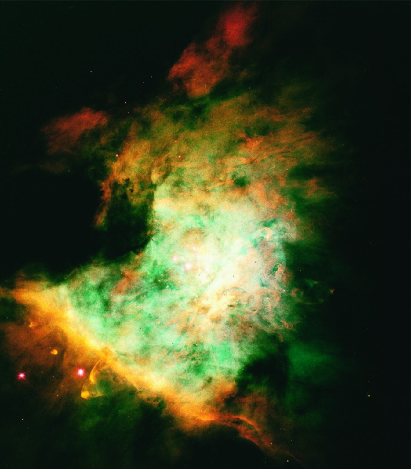 région centrale de la nébuleuse d’Orion
