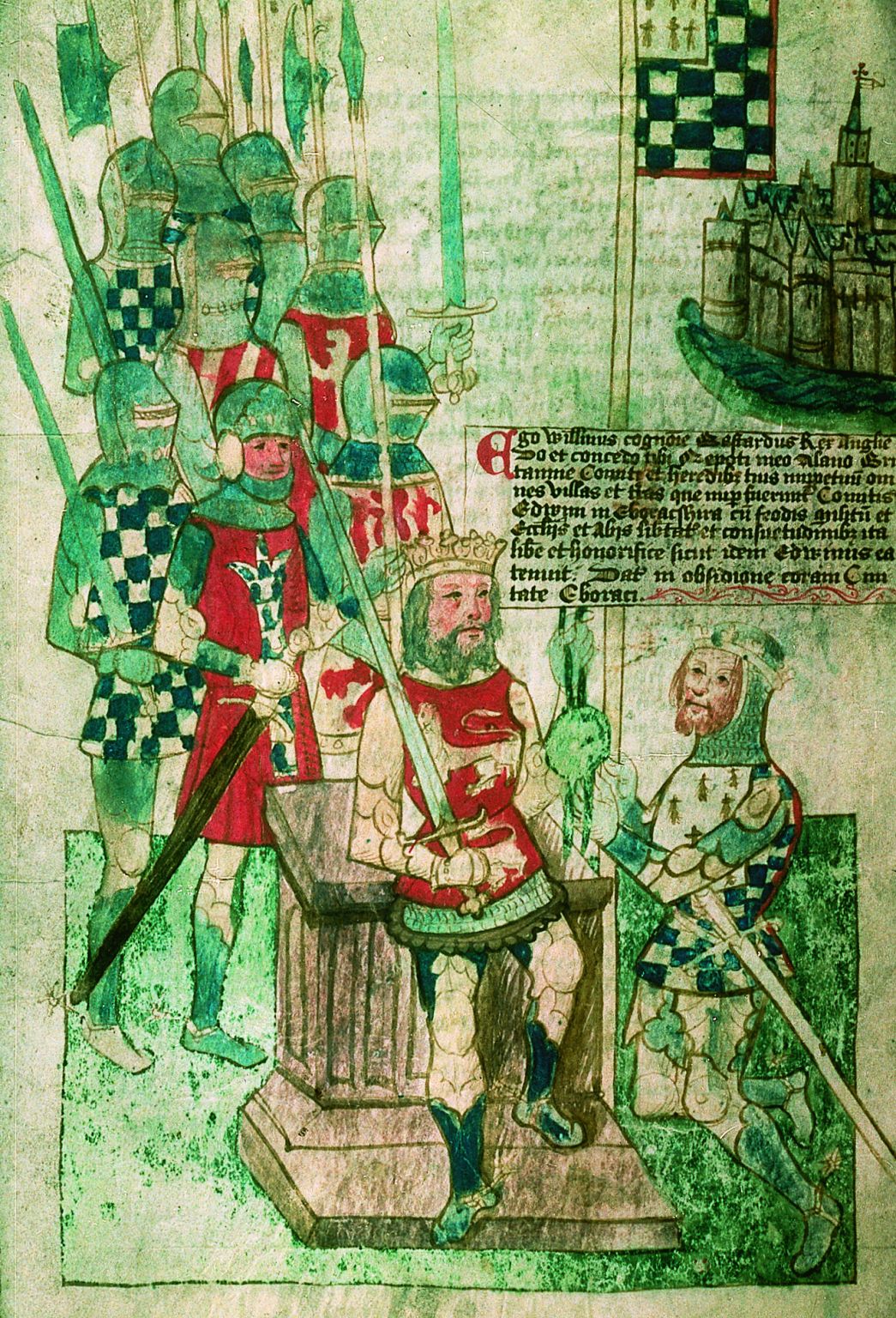 Guillaume le Conquérant investit son neveu Alain le Roux, comte de Bretagne des terres du comté d’Edwin dans le Yorshire.