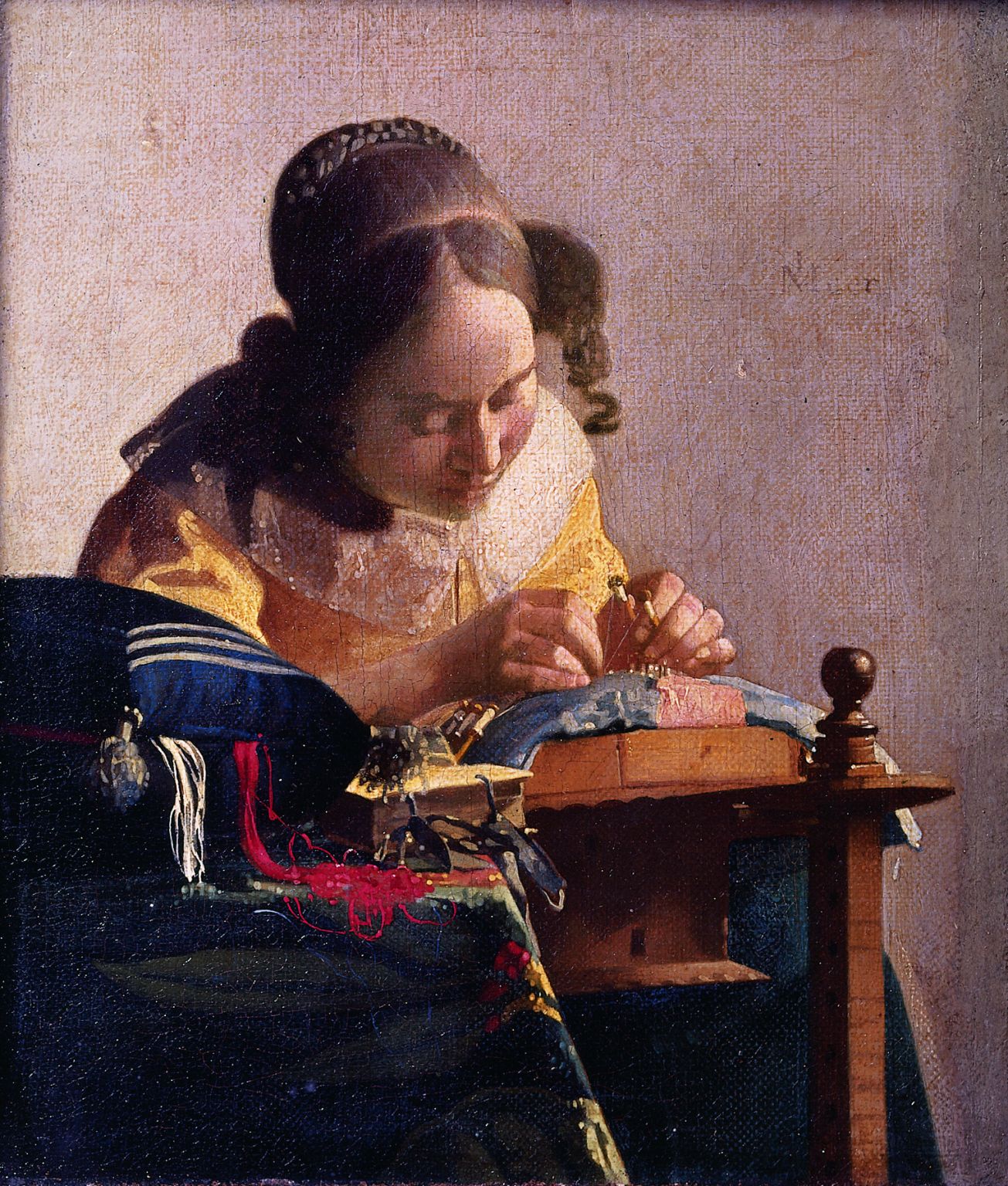 la Dentellière (tableau de Vermeer, 1665)