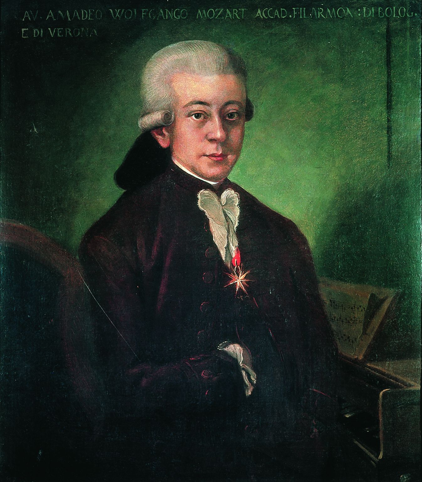 portrait de Wolfgang Amadeus Mozart (anonyme de 1777)