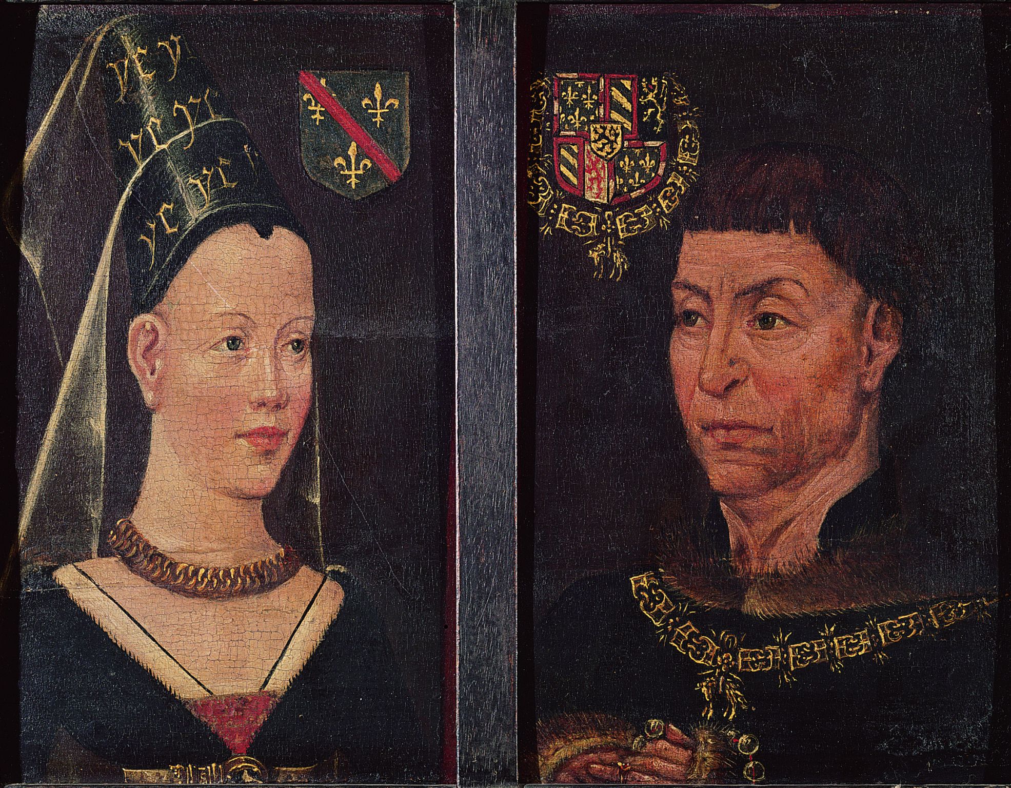 Charles le Téméraire (1433-1477), duc de Bourgogne, et Isabelle de Bourbon