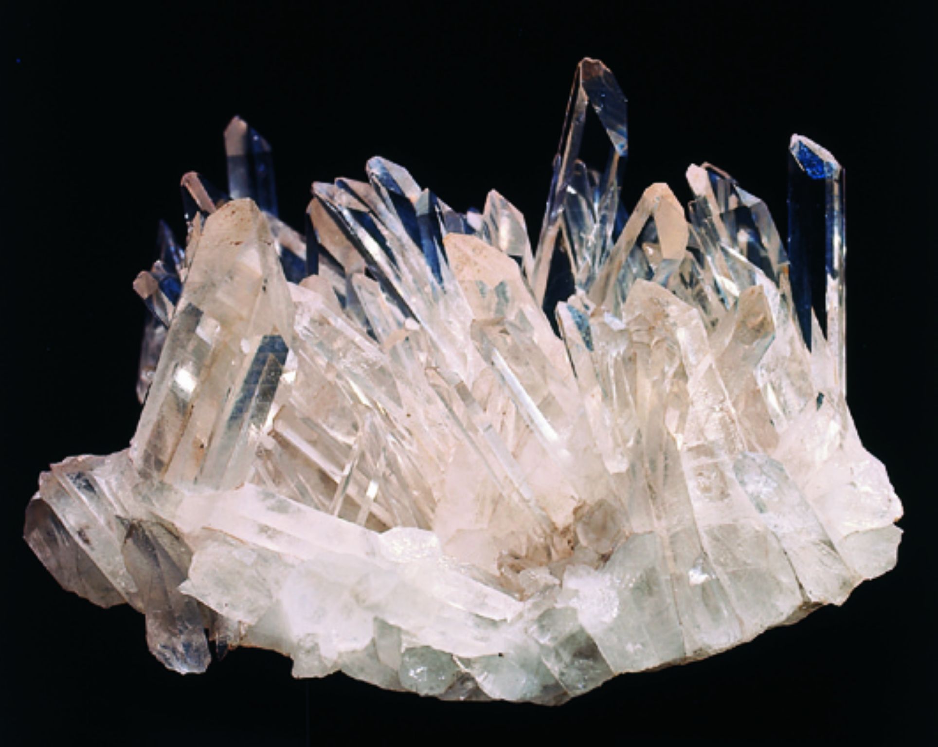 un cristal de quartz