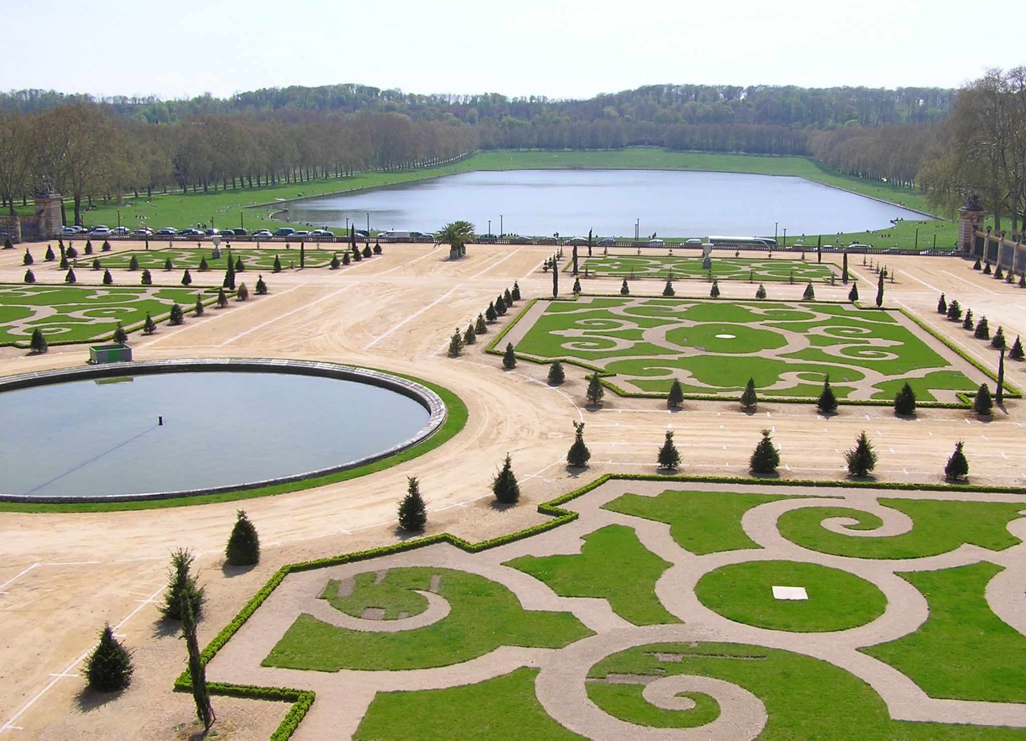 les jardins et les  bassins du château de Versailles, France