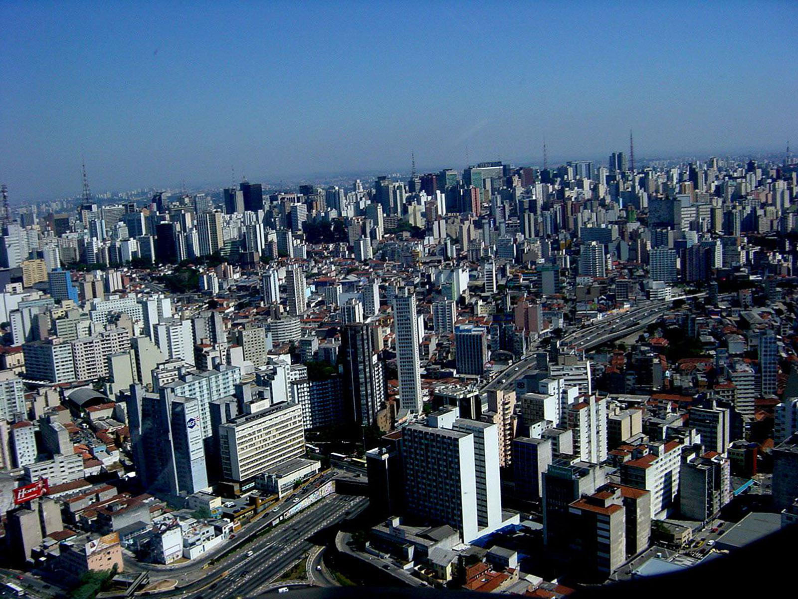 vue de São Paulo, Brésil