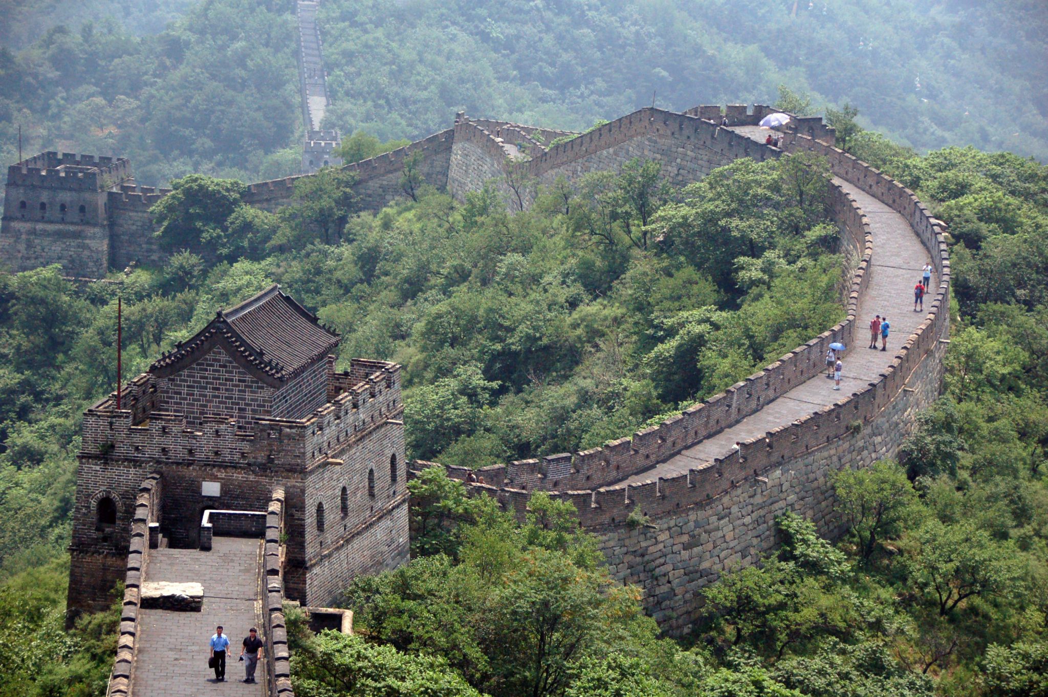 Mutianyu, section de la Grande Muraille de Chine dans le district de Huairou