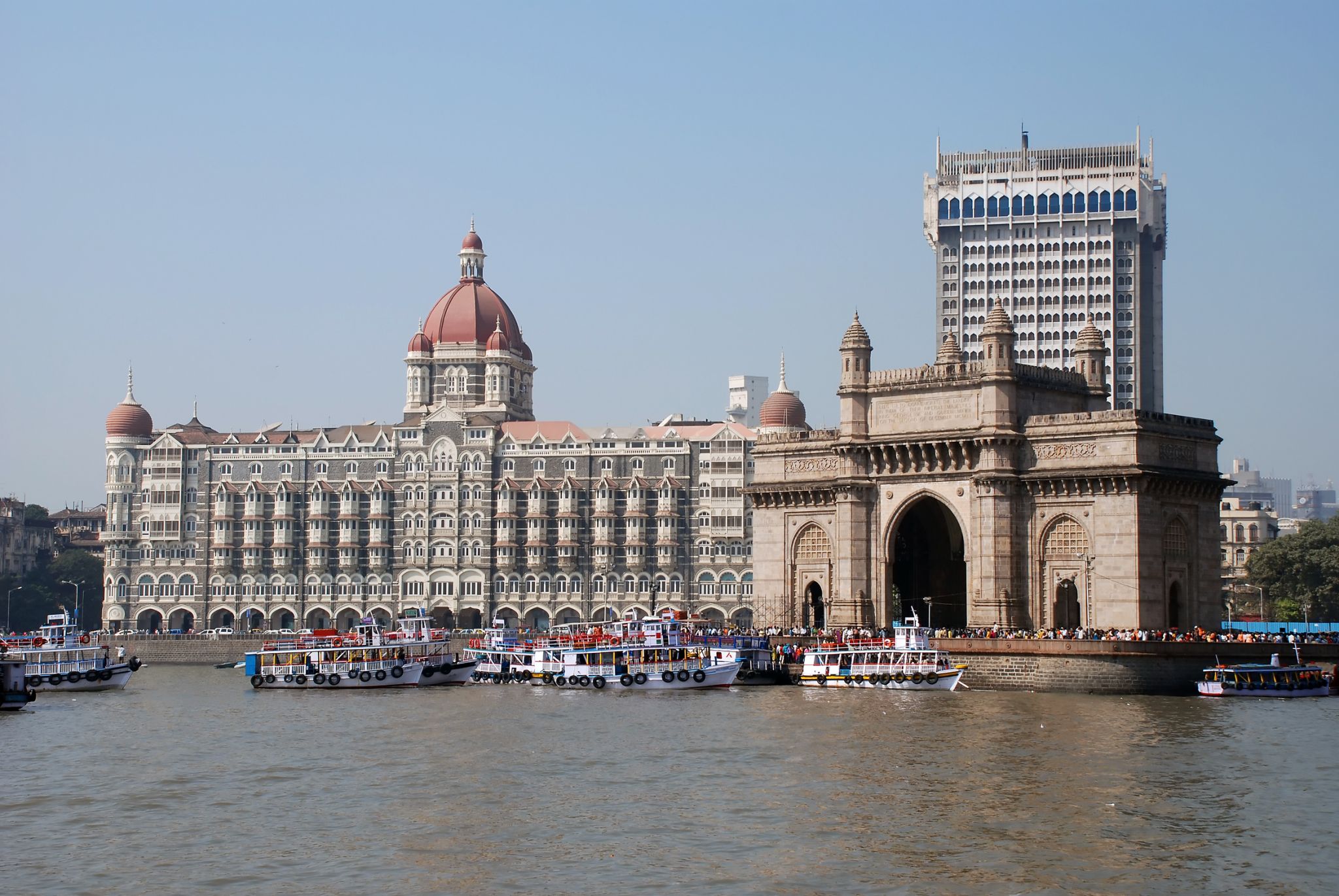 la Porte de l’Inde (Gateway of India) à Bombay, Inde