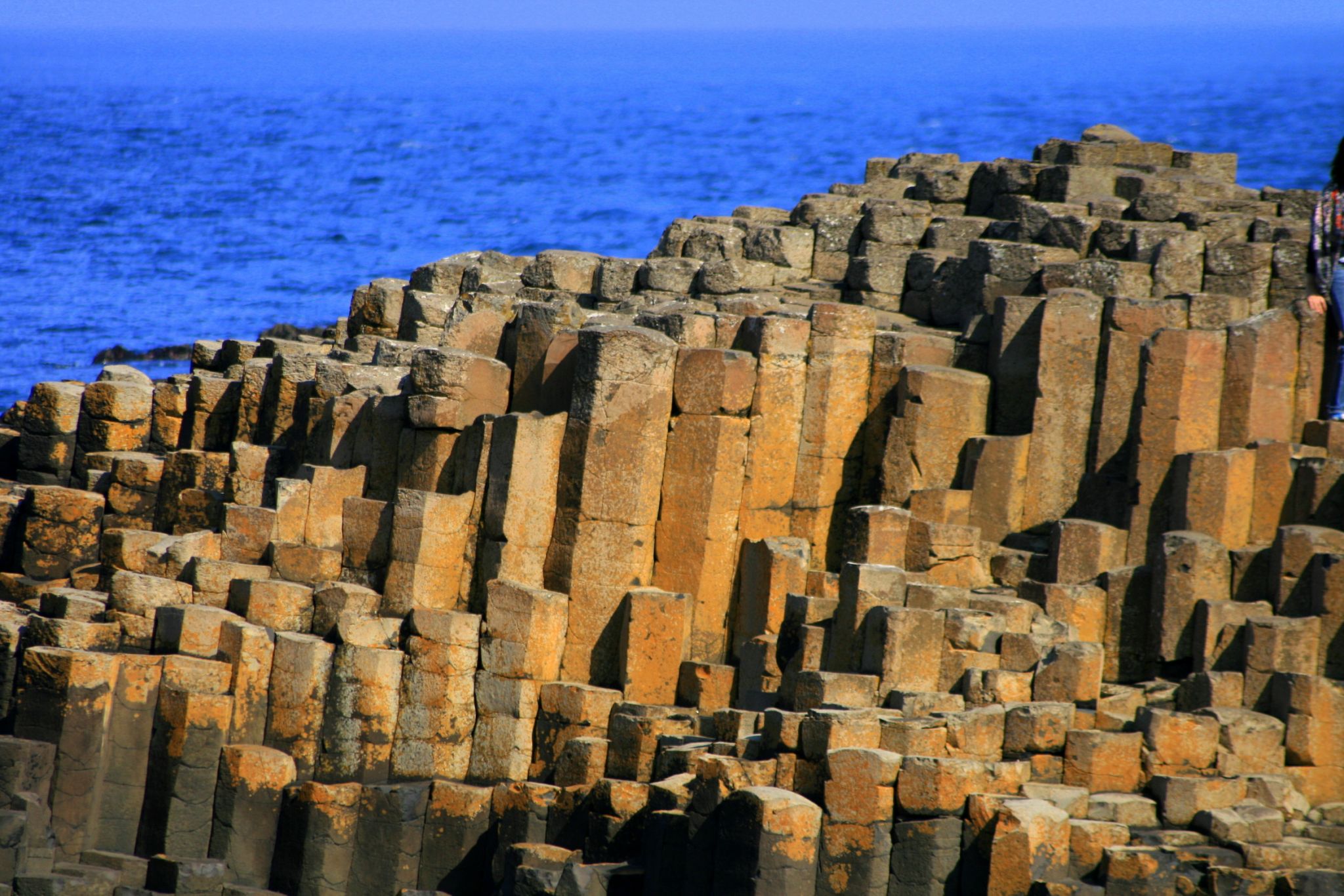 la Chaussée des Géants, curiosité naturelle en basalte du nord de l’Irlande