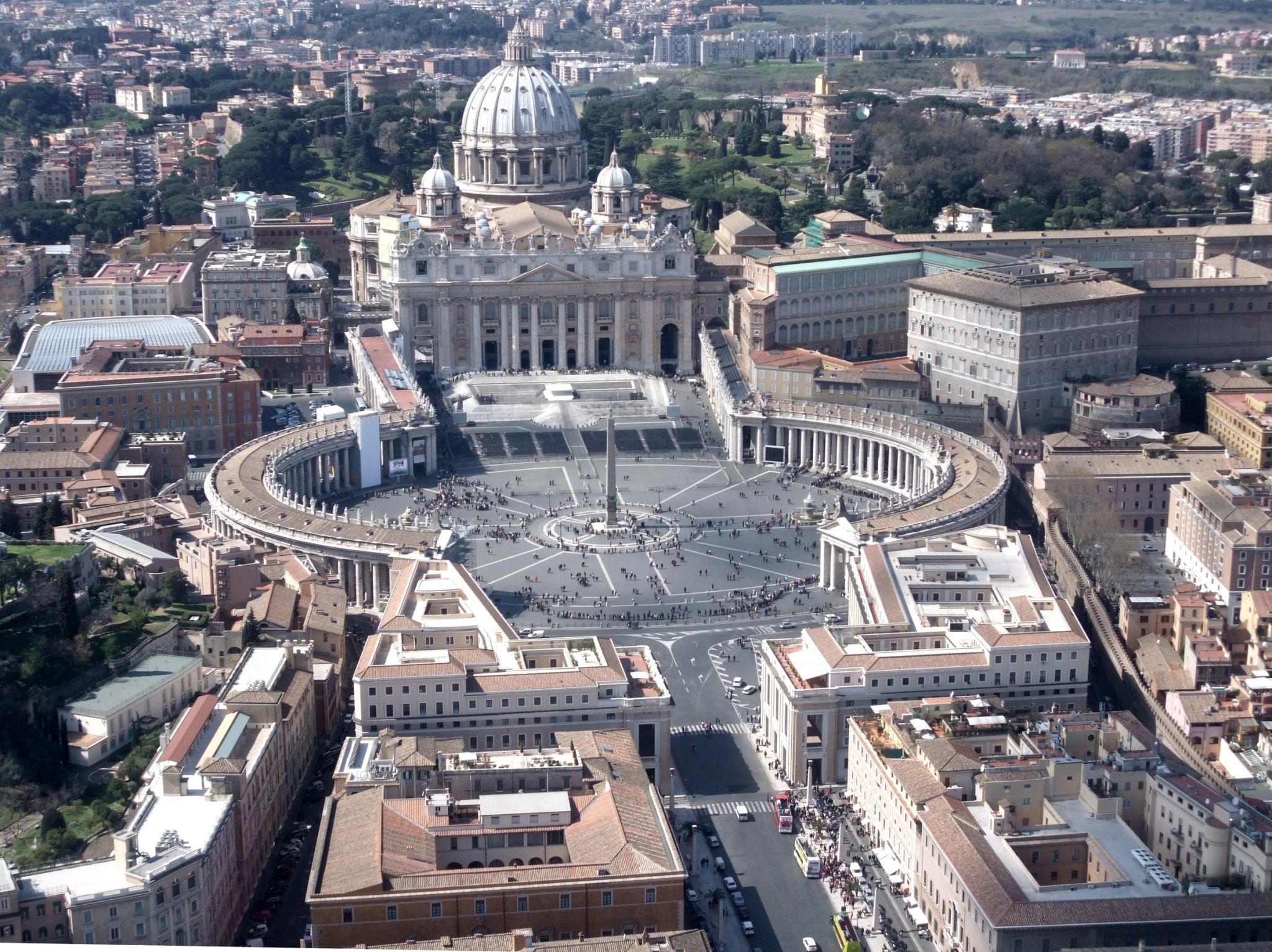 le Vatican et la place Saint-Pierre de Rome, Italie