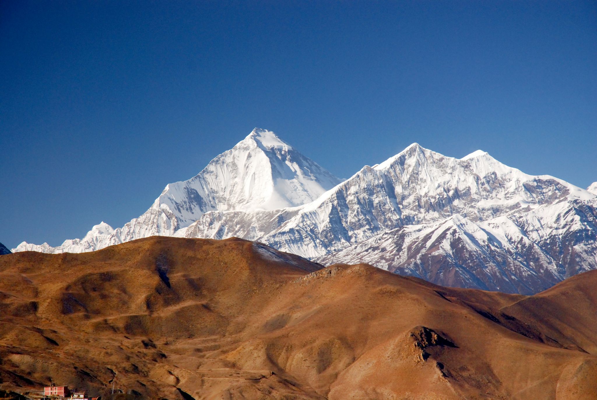 l’Annapurna dans la chaîne de l’Himalaya (Népal)