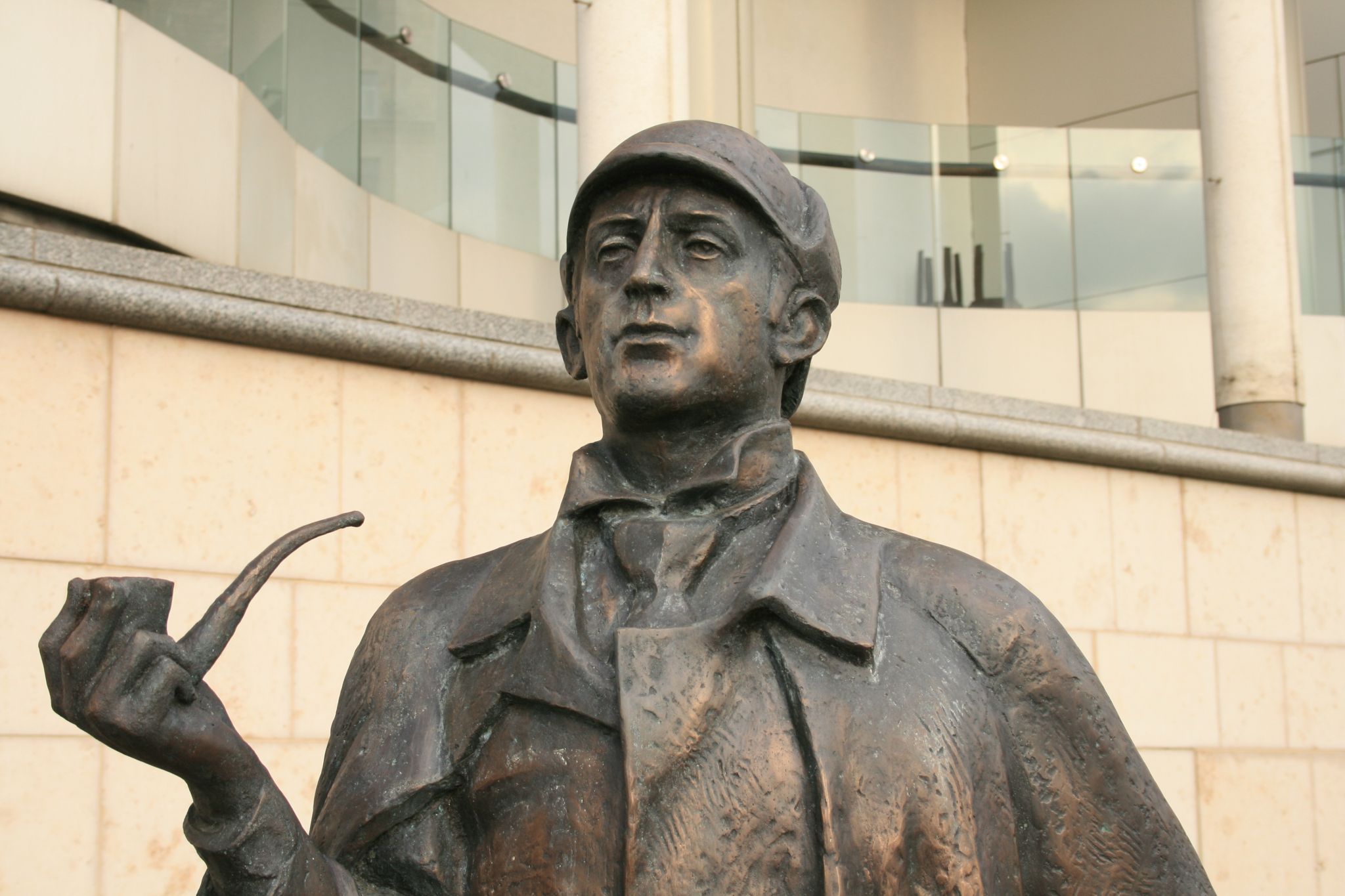 statue du célèbre détective Sherlock Holmes (Londres)