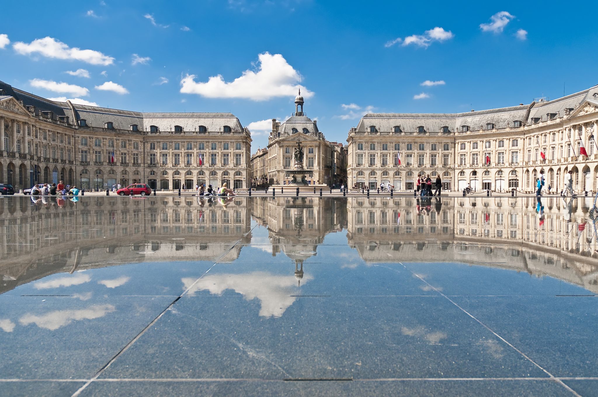 le palais de la Bourse, à Bordeaux