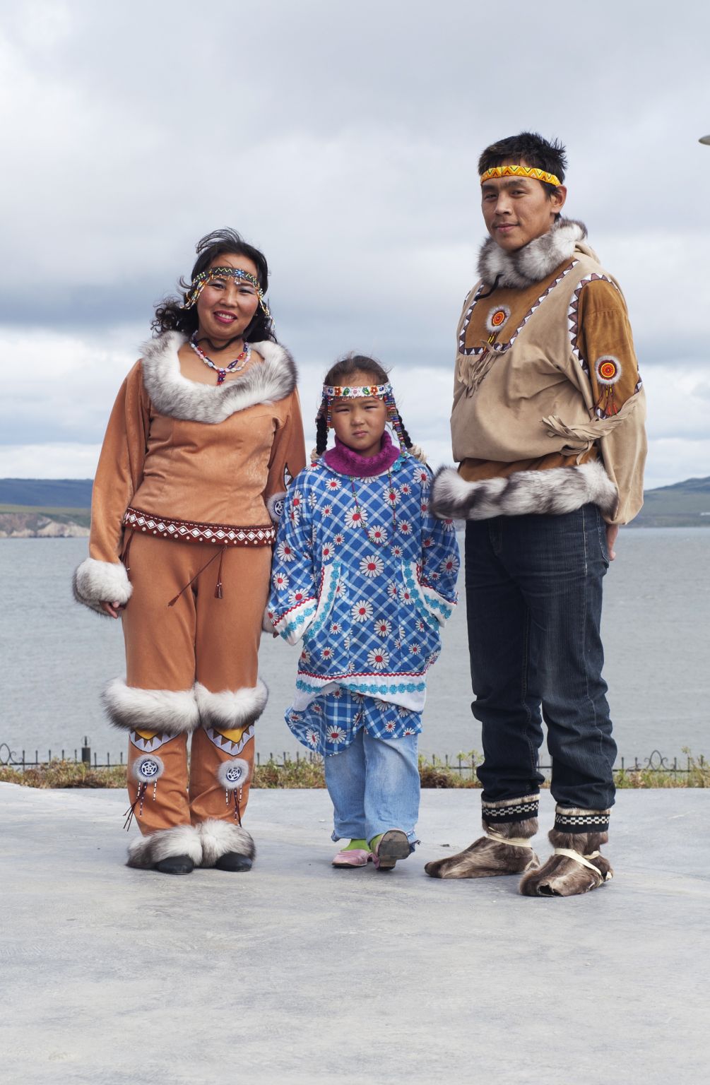 une famille inuite