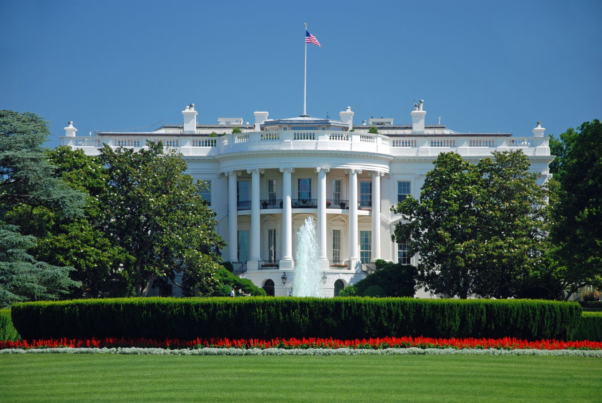 la Maison-Blanche, résidence des présidents des États-Unis à Washington