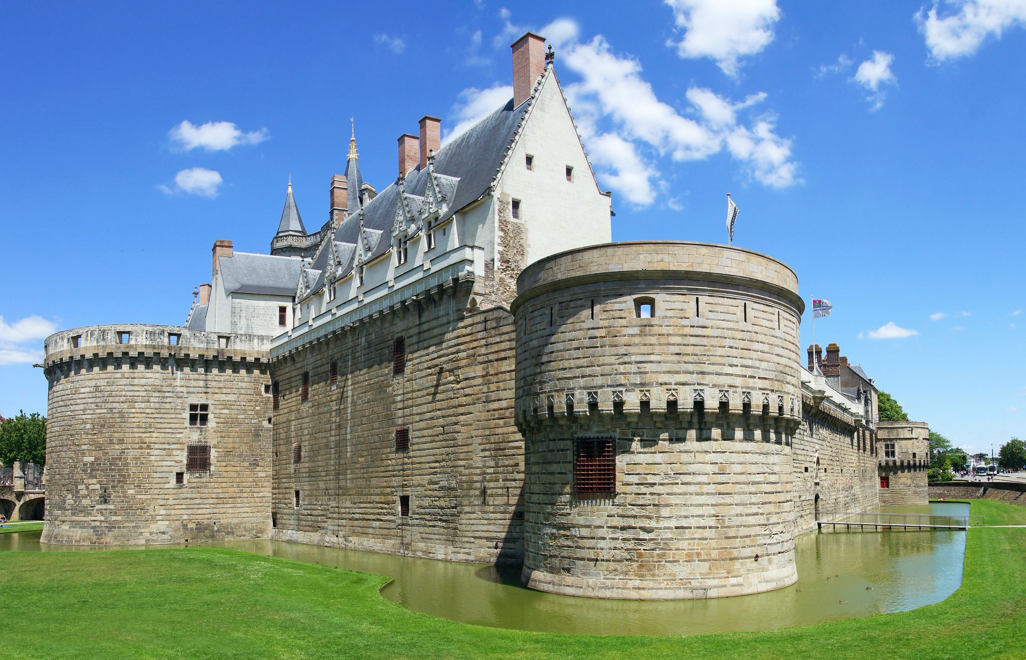 le château des ducs de Bretagne, à Nantes (Région Pays de la Loire)