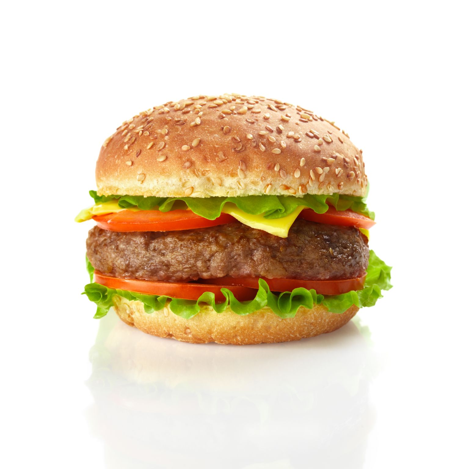 un hamburger