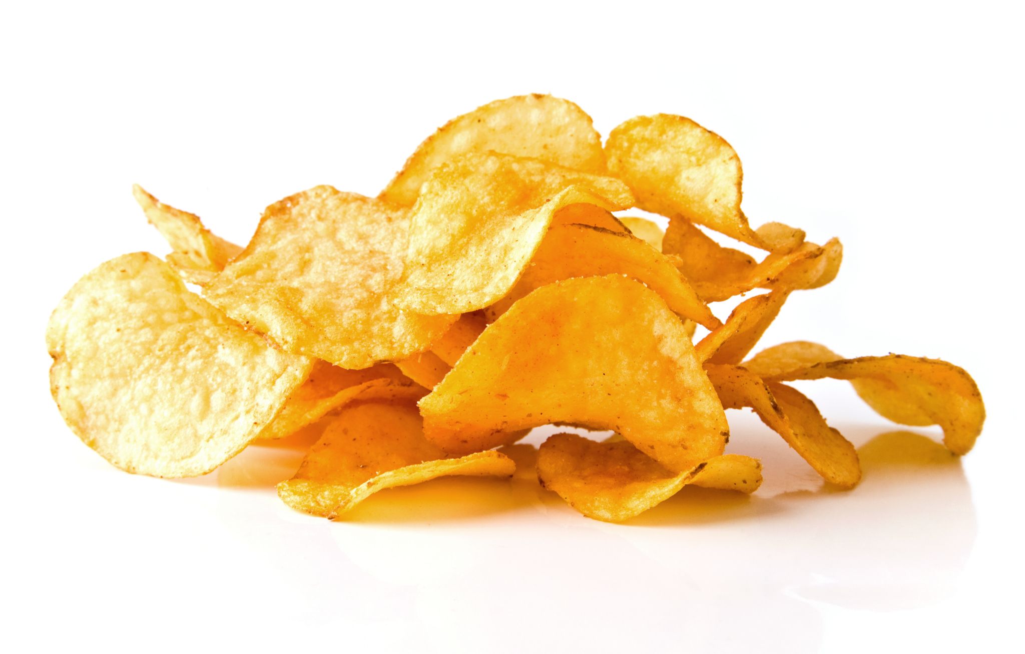 des chips dorées